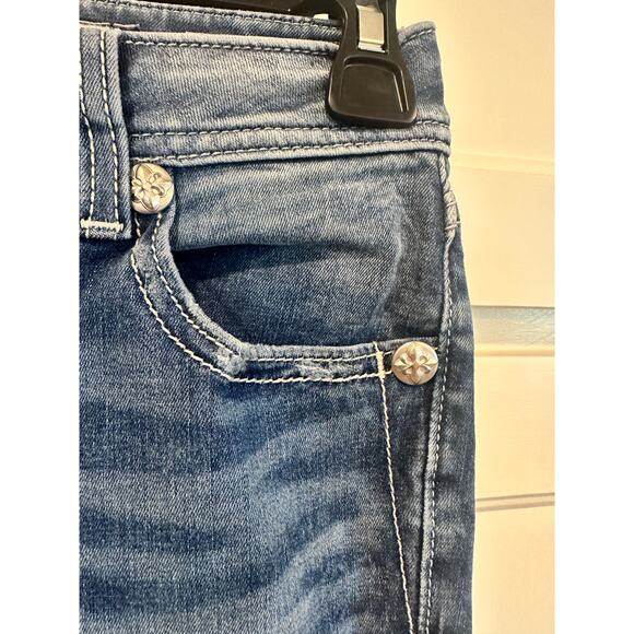 Miss Me Rhinestone western women’s Jean size 24 bootcut - Picture 5 of 10